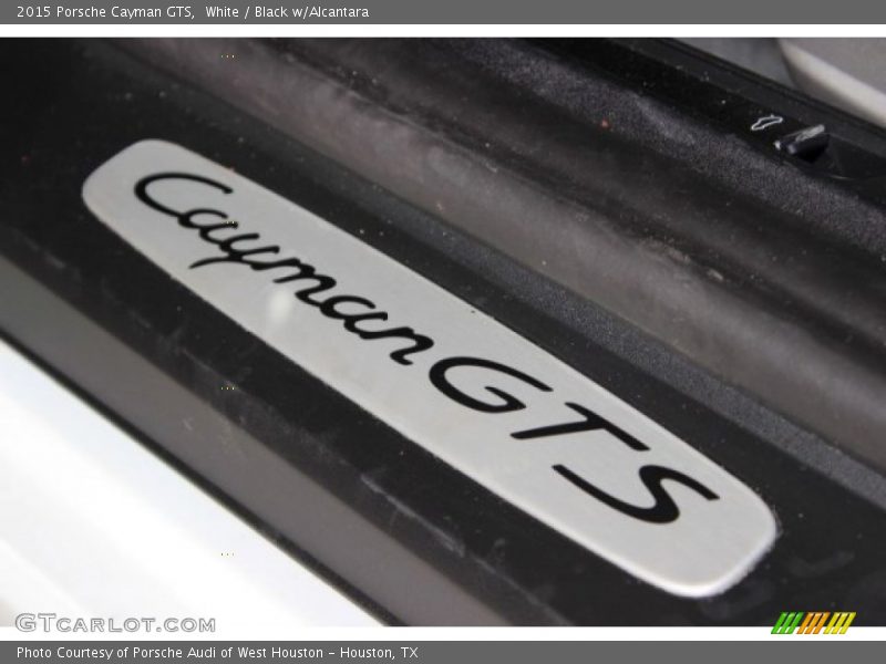 White / Black w/Alcantara 2015 Porsche Cayman GTS
