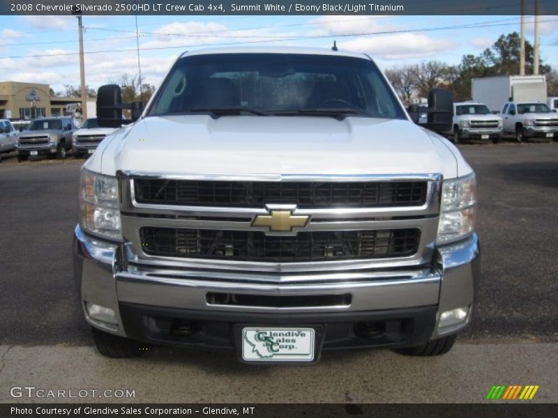 Summit White / Ebony Black/Light Titanium 2008 Chevrolet Silverado 2500HD LT Crew Cab 4x4