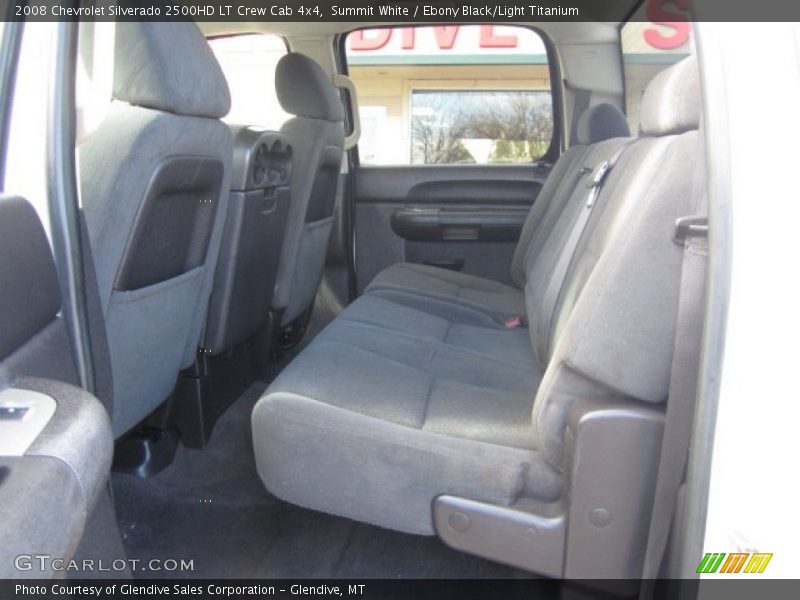 Summit White / Ebony Black/Light Titanium 2008 Chevrolet Silverado 2500HD LT Crew Cab 4x4
