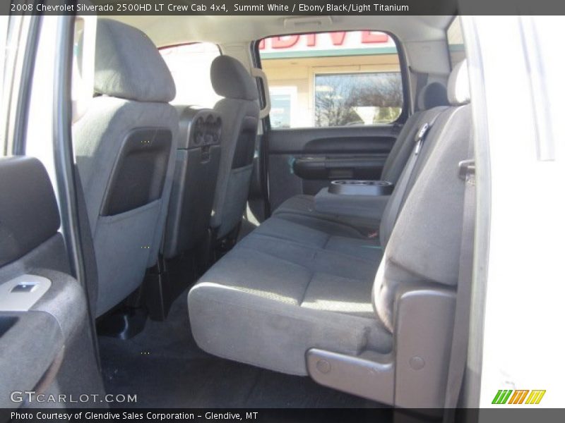 Summit White / Ebony Black/Light Titanium 2008 Chevrolet Silverado 2500HD LT Crew Cab 4x4