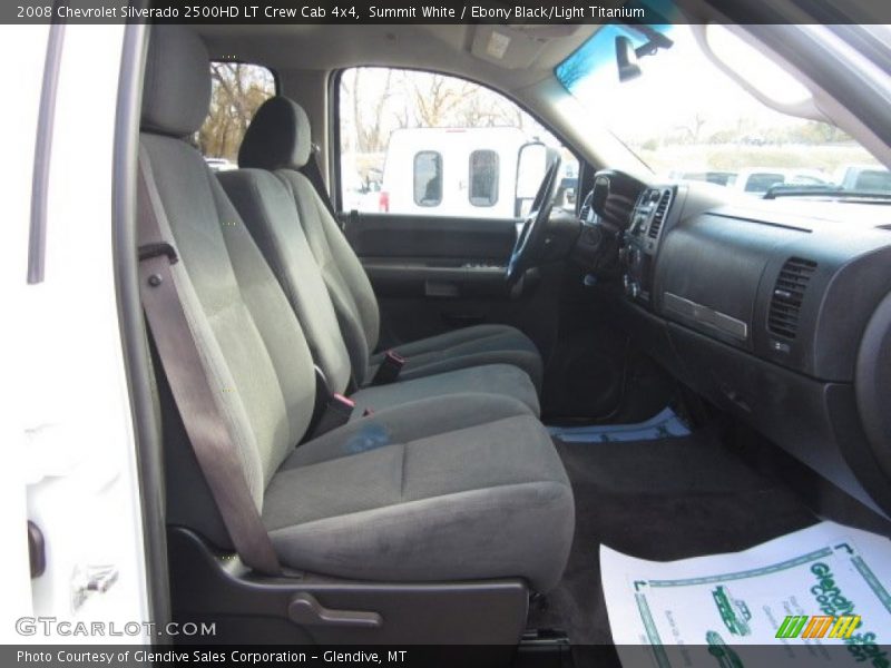 Summit White / Ebony Black/Light Titanium 2008 Chevrolet Silverado 2500HD LT Crew Cab 4x4