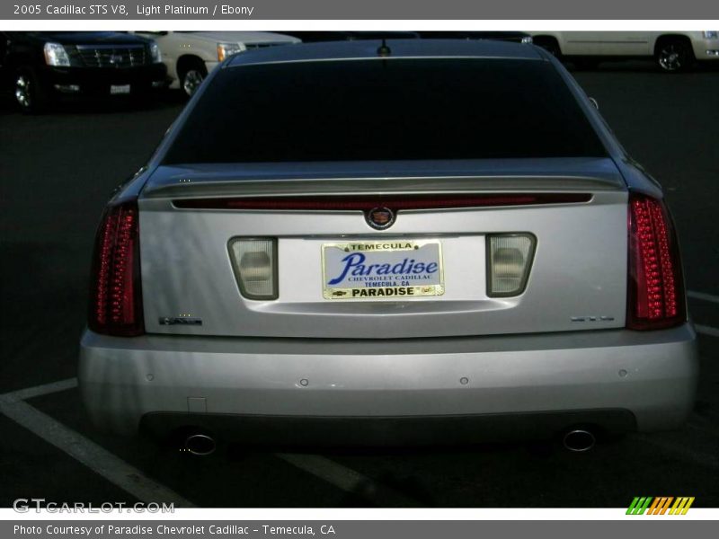 Light Platinum / Ebony 2005 Cadillac STS V8