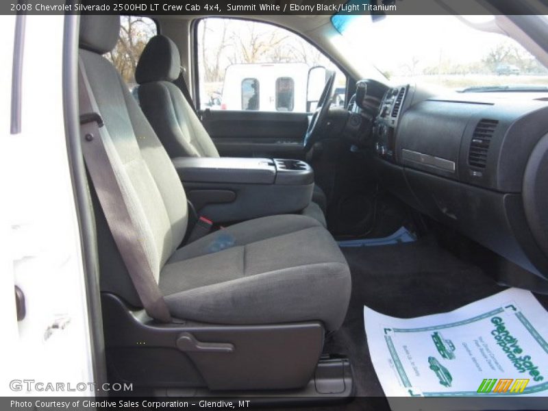 Summit White / Ebony Black/Light Titanium 2008 Chevrolet Silverado 2500HD LT Crew Cab 4x4