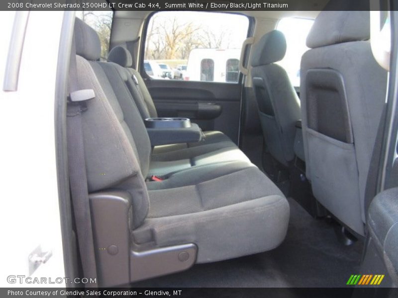 Summit White / Ebony Black/Light Titanium 2008 Chevrolet Silverado 2500HD LT Crew Cab 4x4