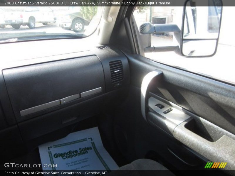 Summit White / Ebony Black/Light Titanium 2008 Chevrolet Silverado 2500HD LT Crew Cab 4x4