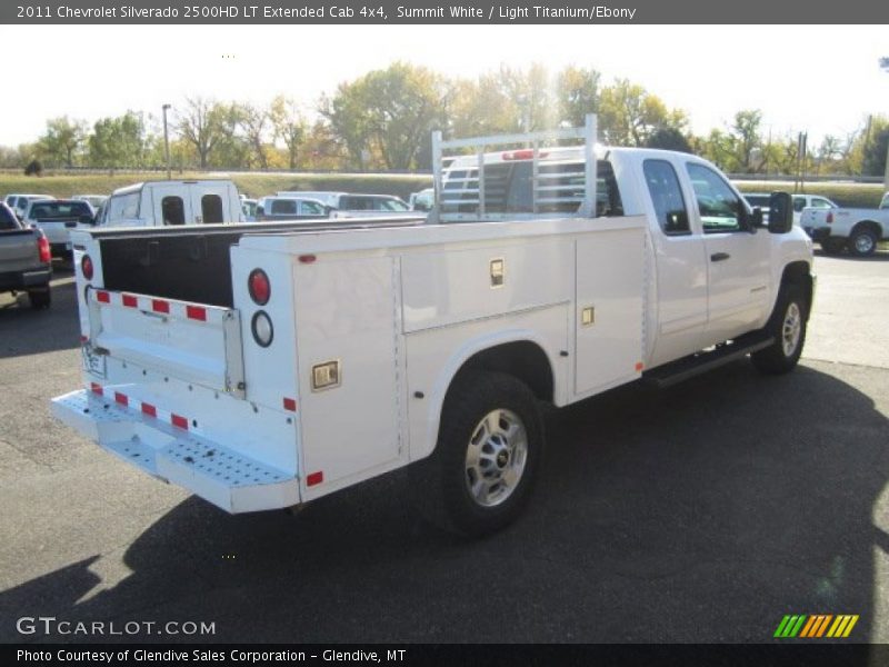 Summit White / Light Titanium/Ebony 2011 Chevrolet Silverado 2500HD LT Extended Cab 4x4