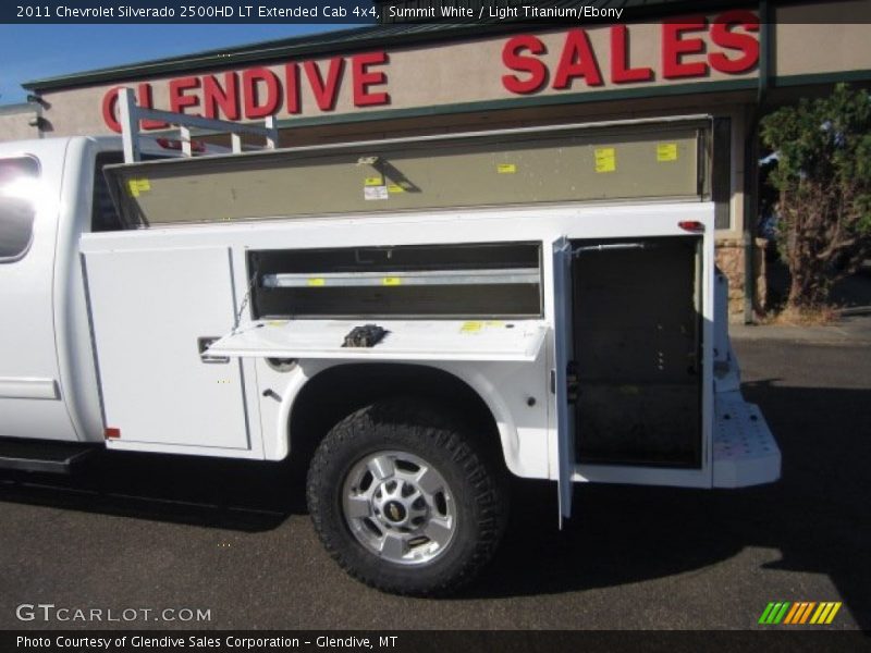 Summit White / Light Titanium/Ebony 2011 Chevrolet Silverado 2500HD LT Extended Cab 4x4