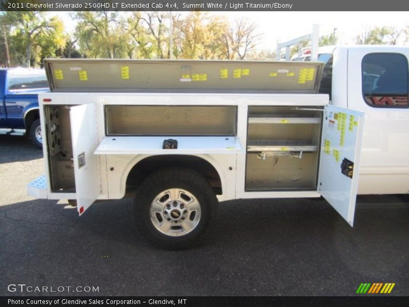Summit White / Light Titanium/Ebony 2011 Chevrolet Silverado 2500HD LT Extended Cab 4x4