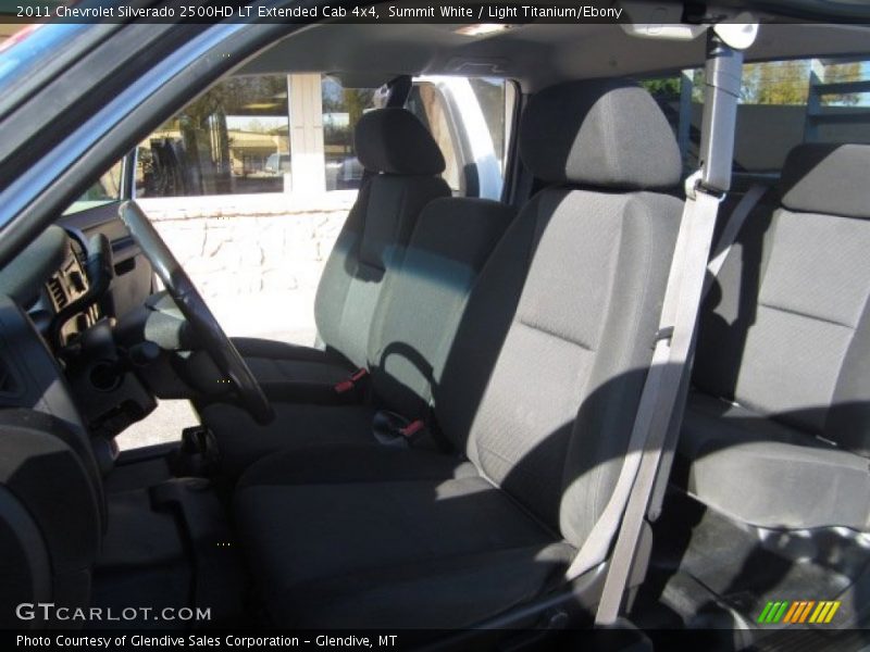 Summit White / Light Titanium/Ebony 2011 Chevrolet Silverado 2500HD LT Extended Cab 4x4