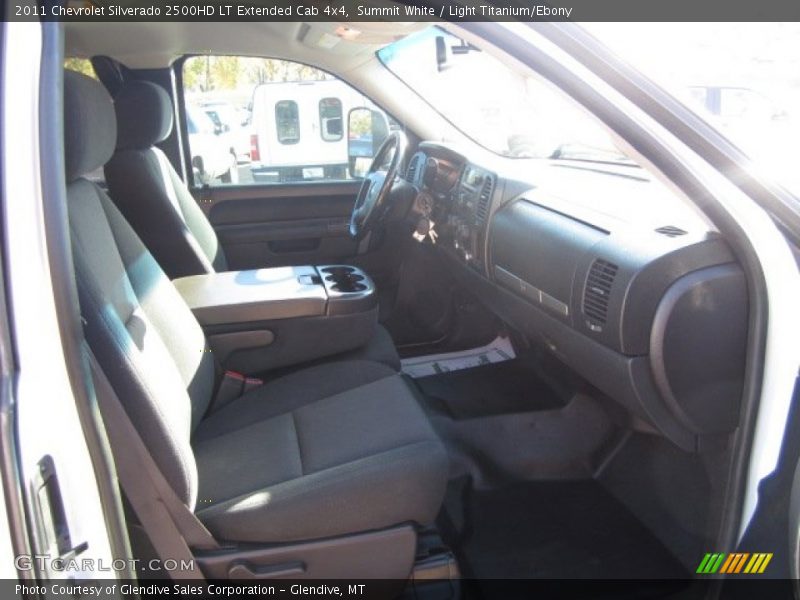 Summit White / Light Titanium/Ebony 2011 Chevrolet Silverado 2500HD LT Extended Cab 4x4