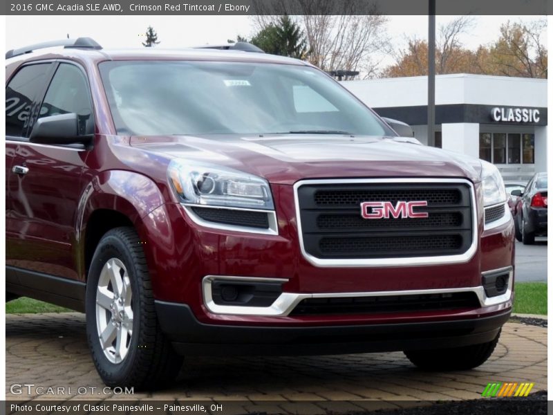 Crimson Red Tintcoat / Ebony 2016 GMC Acadia SLE AWD