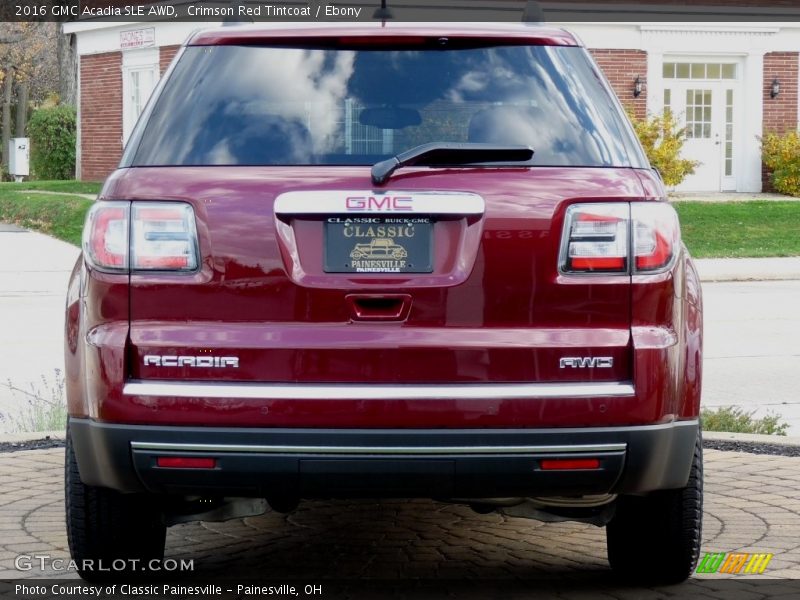 Crimson Red Tintcoat / Ebony 2016 GMC Acadia SLE AWD