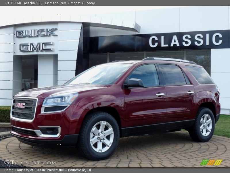 Crimson Red Tintcoat / Ebony 2016 GMC Acadia SLE