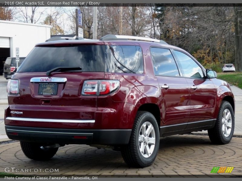 Crimson Red Tintcoat / Ebony 2016 GMC Acadia SLE