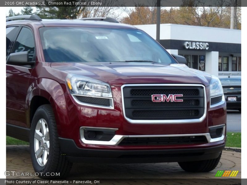 Crimson Red Tintcoat / Ebony 2016 GMC Acadia SLE