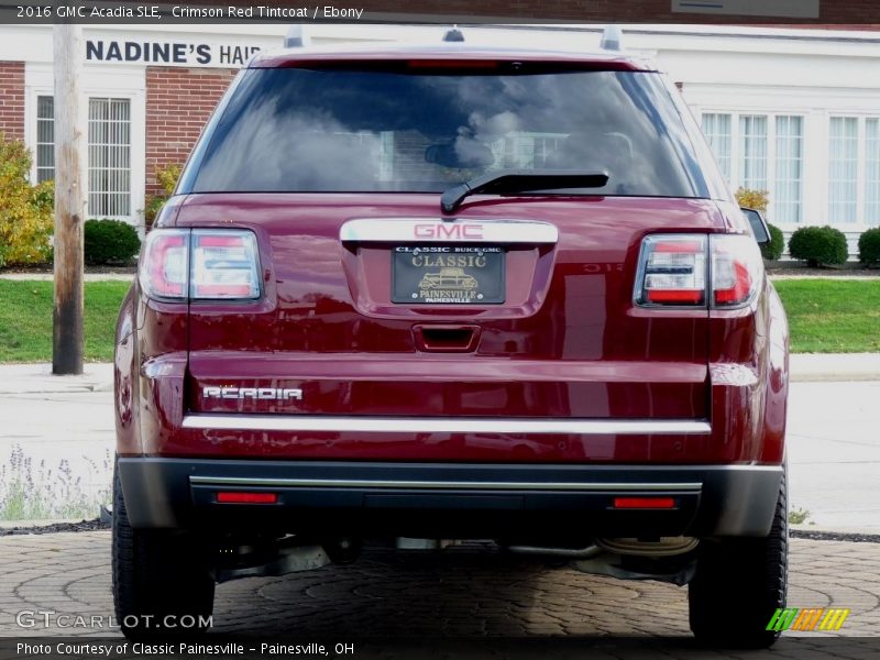 Crimson Red Tintcoat / Ebony 2016 GMC Acadia SLE