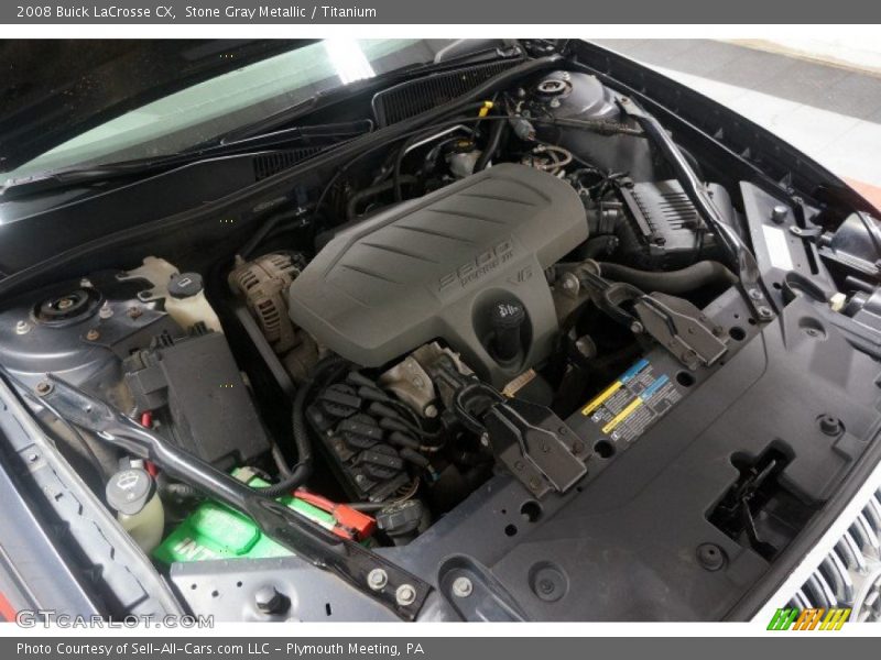 Stone Gray Metallic / Titanium 2008 Buick LaCrosse CX