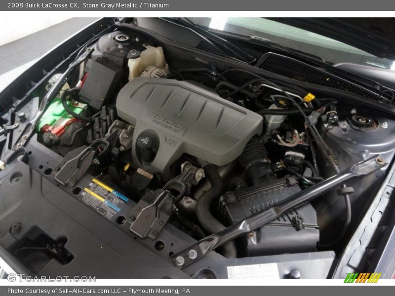 Stone Gray Metallic / Titanium 2008 Buick LaCrosse CX