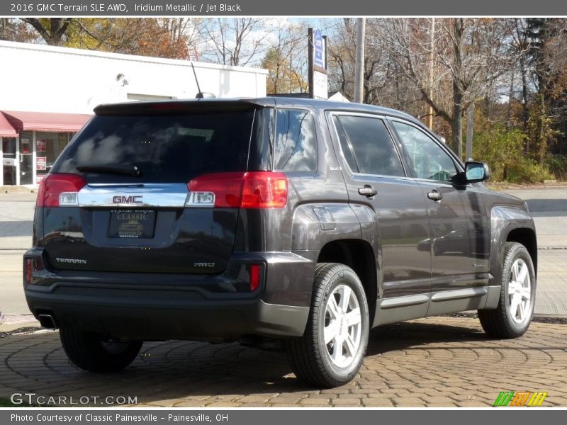 Iridium Metallic / Jet Black 2016 GMC Terrain SLE AWD