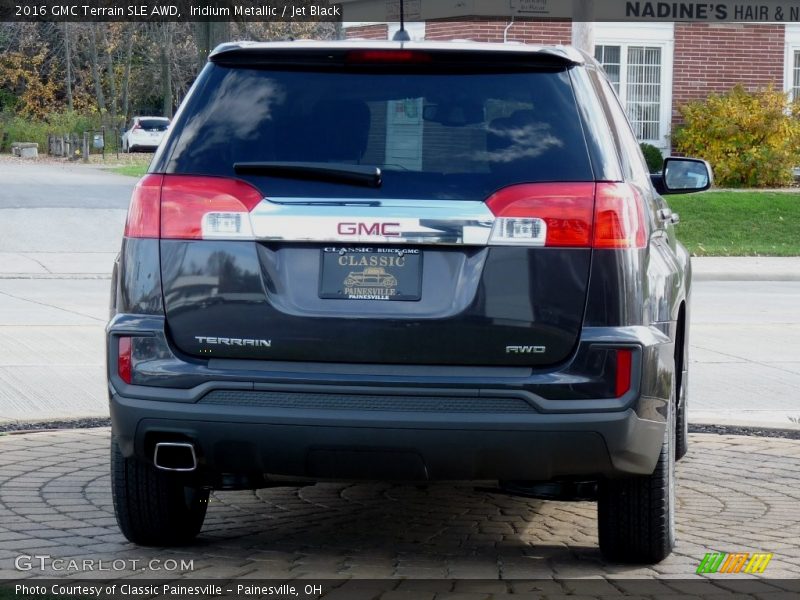 Iridium Metallic / Jet Black 2016 GMC Terrain SLE AWD