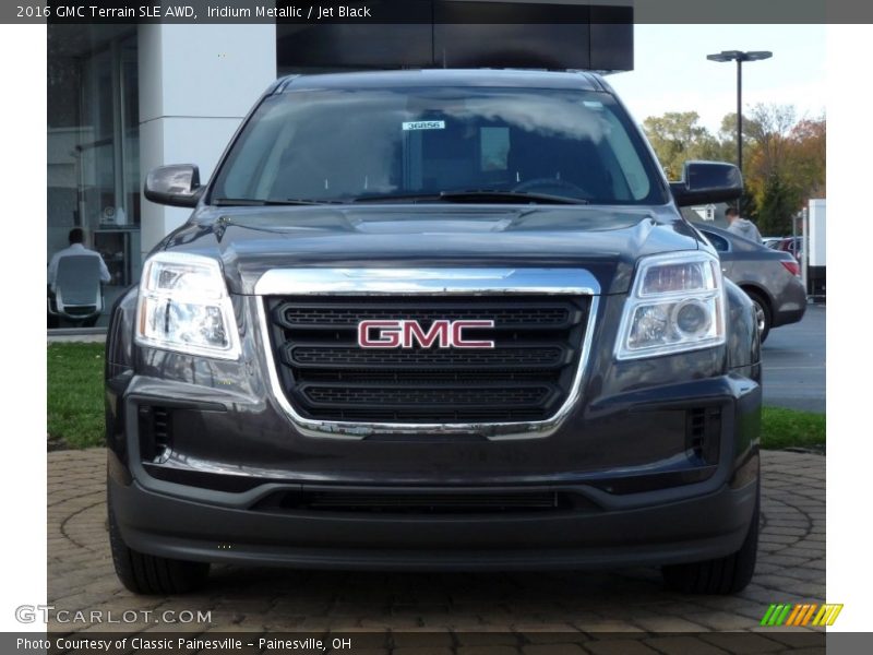 Iridium Metallic / Jet Black 2016 GMC Terrain SLE AWD