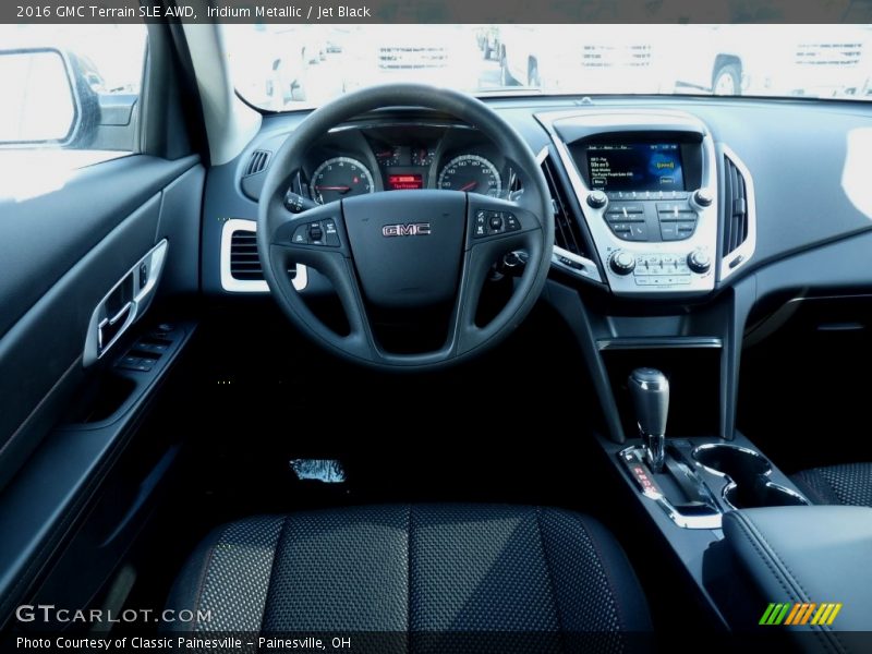 Iridium Metallic / Jet Black 2016 GMC Terrain SLE AWD
