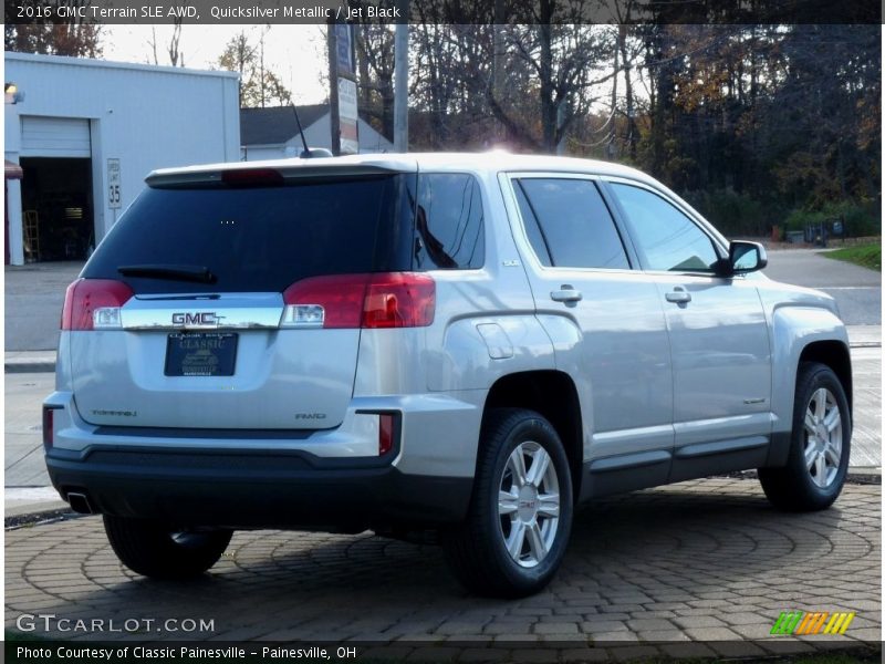 Quicksilver Metallic / Jet Black 2016 GMC Terrain SLE AWD