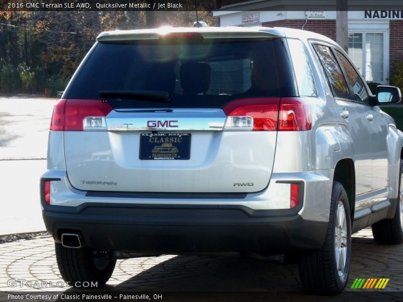 Quicksilver Metallic / Jet Black 2016 GMC Terrain SLE AWD