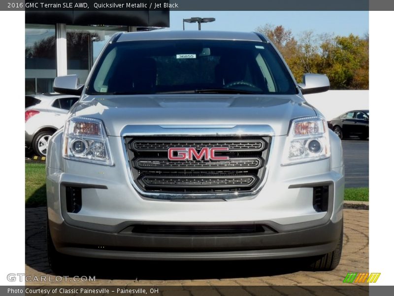 Quicksilver Metallic / Jet Black 2016 GMC Terrain SLE AWD