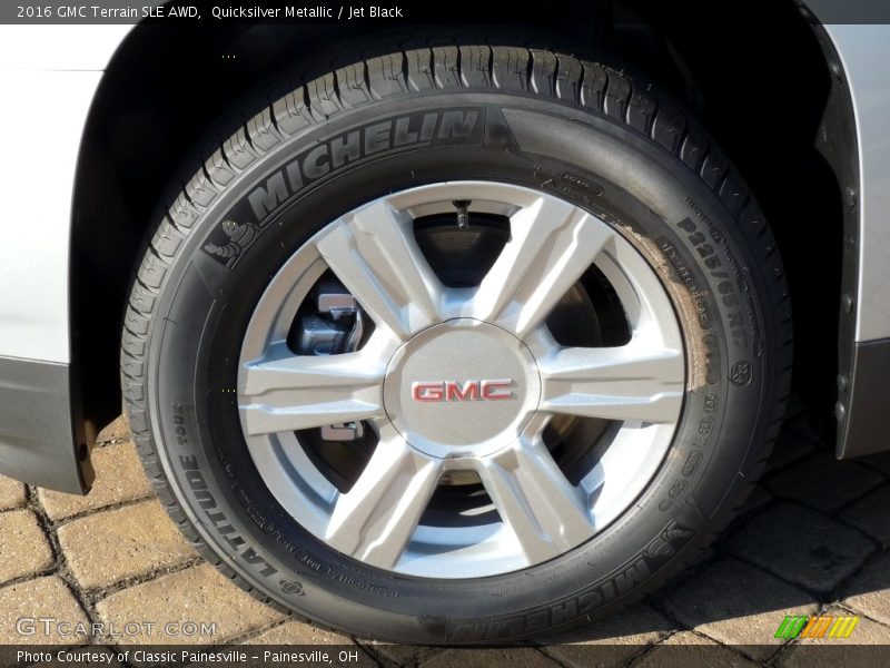 Quicksilver Metallic / Jet Black 2016 GMC Terrain SLE AWD