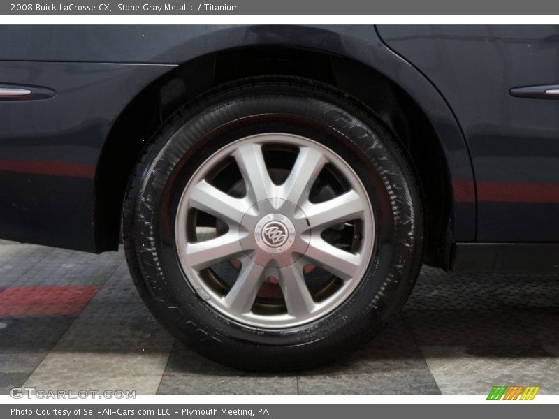 Stone Gray Metallic / Titanium 2008 Buick LaCrosse CX