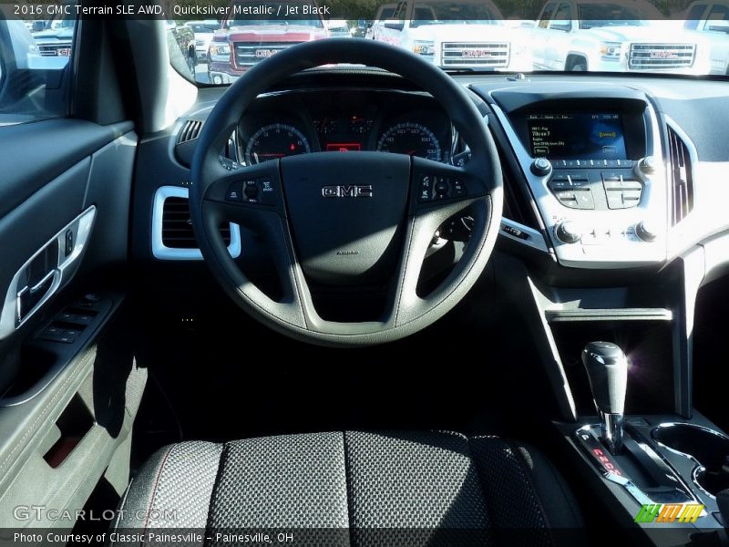 Quicksilver Metallic / Jet Black 2016 GMC Terrain SLE AWD