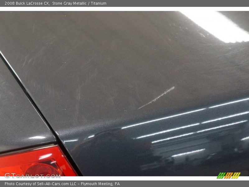 Stone Gray Metallic / Titanium 2008 Buick LaCrosse CX