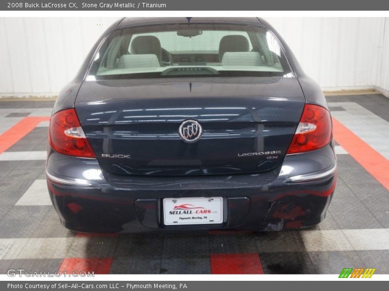 Stone Gray Metallic / Titanium 2008 Buick LaCrosse CX