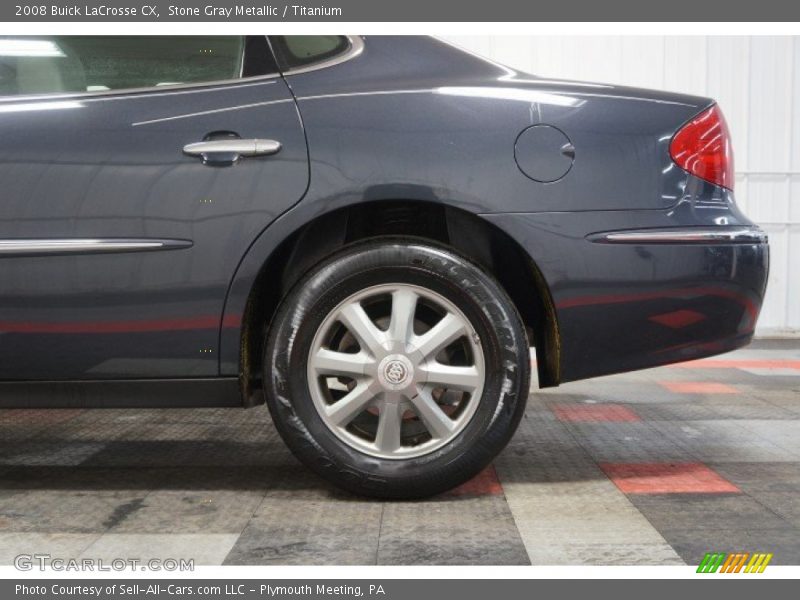 Stone Gray Metallic / Titanium 2008 Buick LaCrosse CX