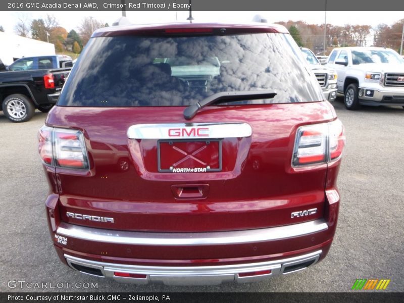 Crimson Red Tintcoat / Ebony 2016 GMC Acadia Denali AWD