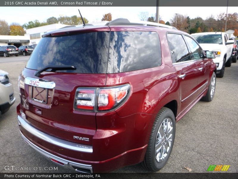 Crimson Red Tintcoat / Ebony 2016 GMC Acadia Denali AWD