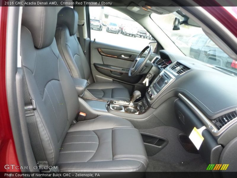 Front Seat of 2016 Acadia Denali AWD