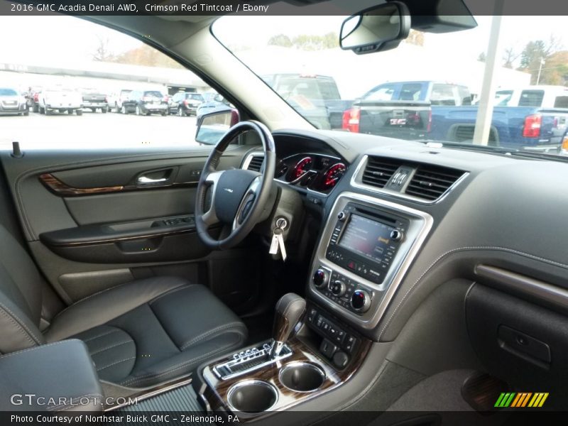 Crimson Red Tintcoat / Ebony 2016 GMC Acadia Denali AWD