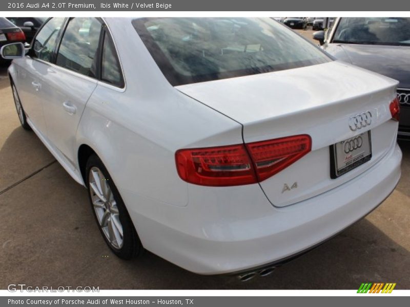 Ibis White / Velvet Beige 2016 Audi A4 2.0T Premium