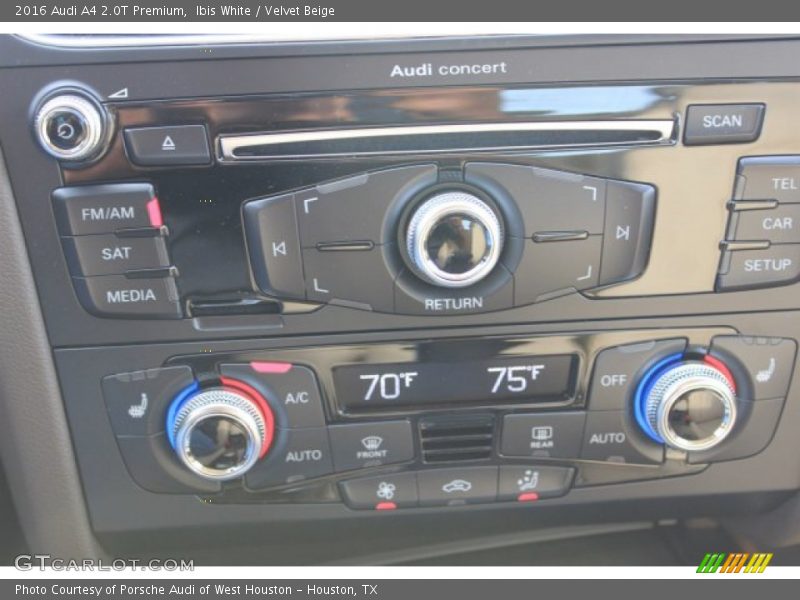 Ibis White / Velvet Beige 2016 Audi A4 2.0T Premium