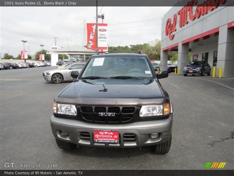 Ebony Black / Gray 2001 Isuzu Rodeo LS