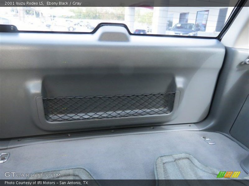 Ebony Black / Gray 2001 Isuzu Rodeo LS