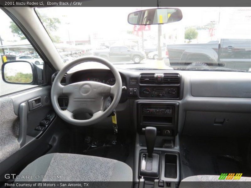 Ebony Black / Gray 2001 Isuzu Rodeo LS