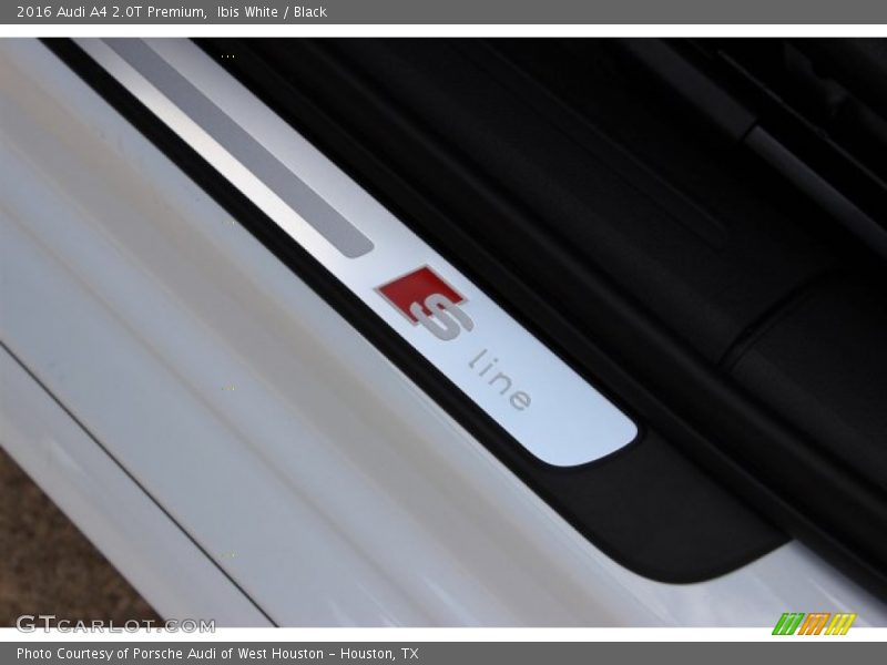 Ibis White / Black 2016 Audi A4 2.0T Premium