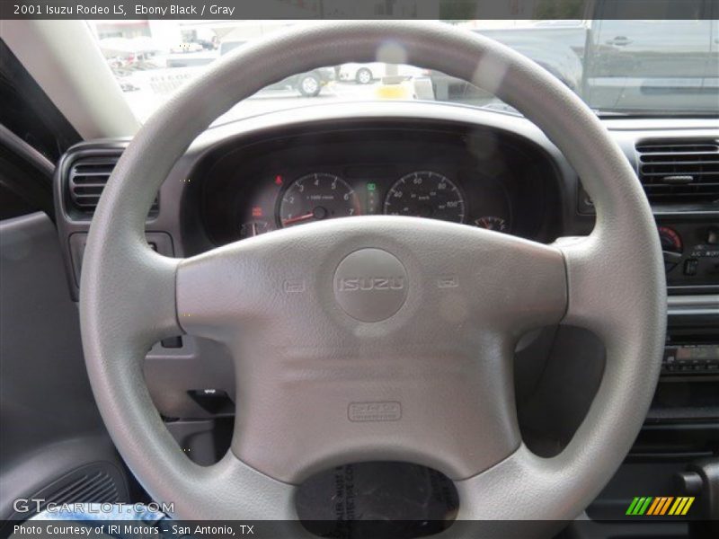 Ebony Black / Gray 2001 Isuzu Rodeo LS