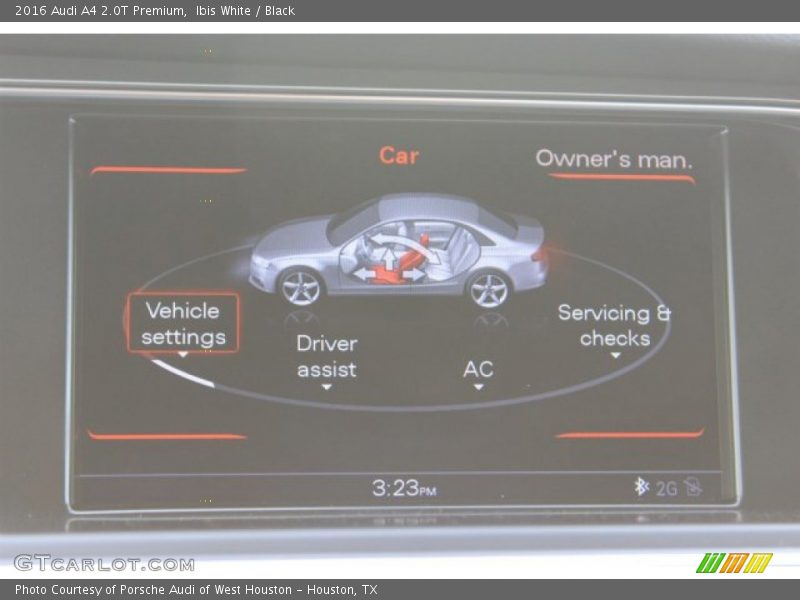 Ibis White / Black 2016 Audi A4 2.0T Premium