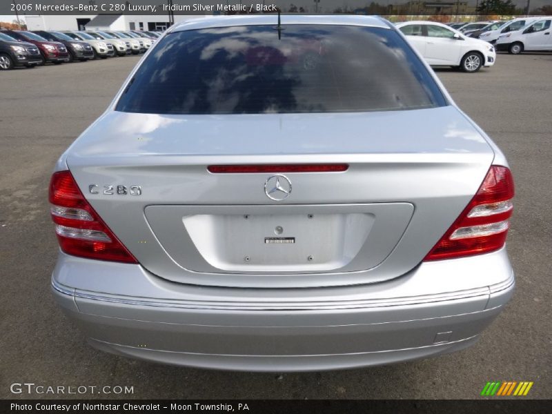 Iridium Silver Metallic / Black 2006 Mercedes-Benz C 280 Luxury