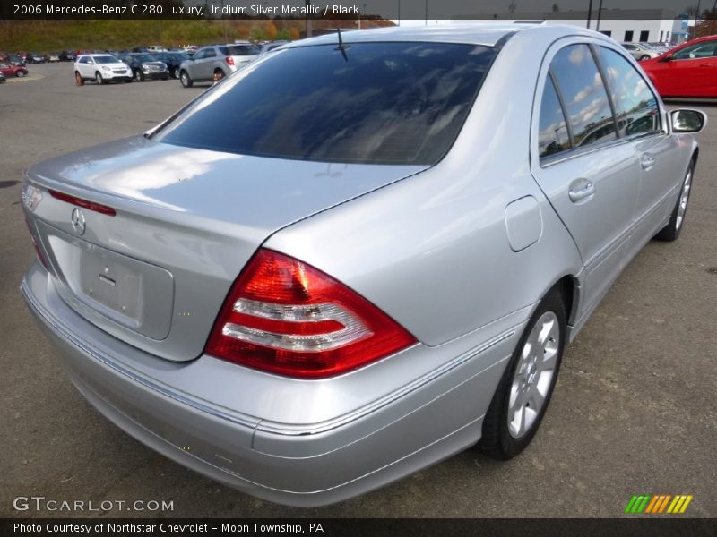 Iridium Silver Metallic / Black 2006 Mercedes-Benz C 280 Luxury