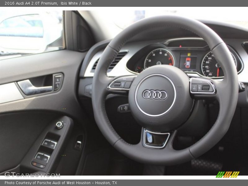 Ibis White / Black 2016 Audi A4 2.0T Premium
